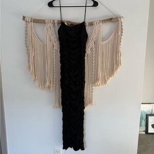 Hello Molly Black Midi Dress